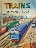 Book cover of Trains Painting Book by Sandle's [Sandle Brothers]